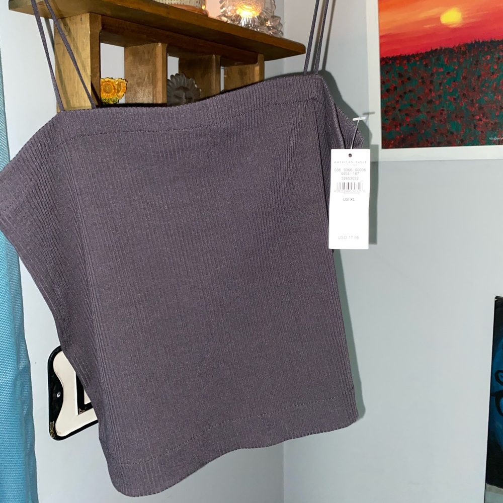 AE stretch cami cropped top !!